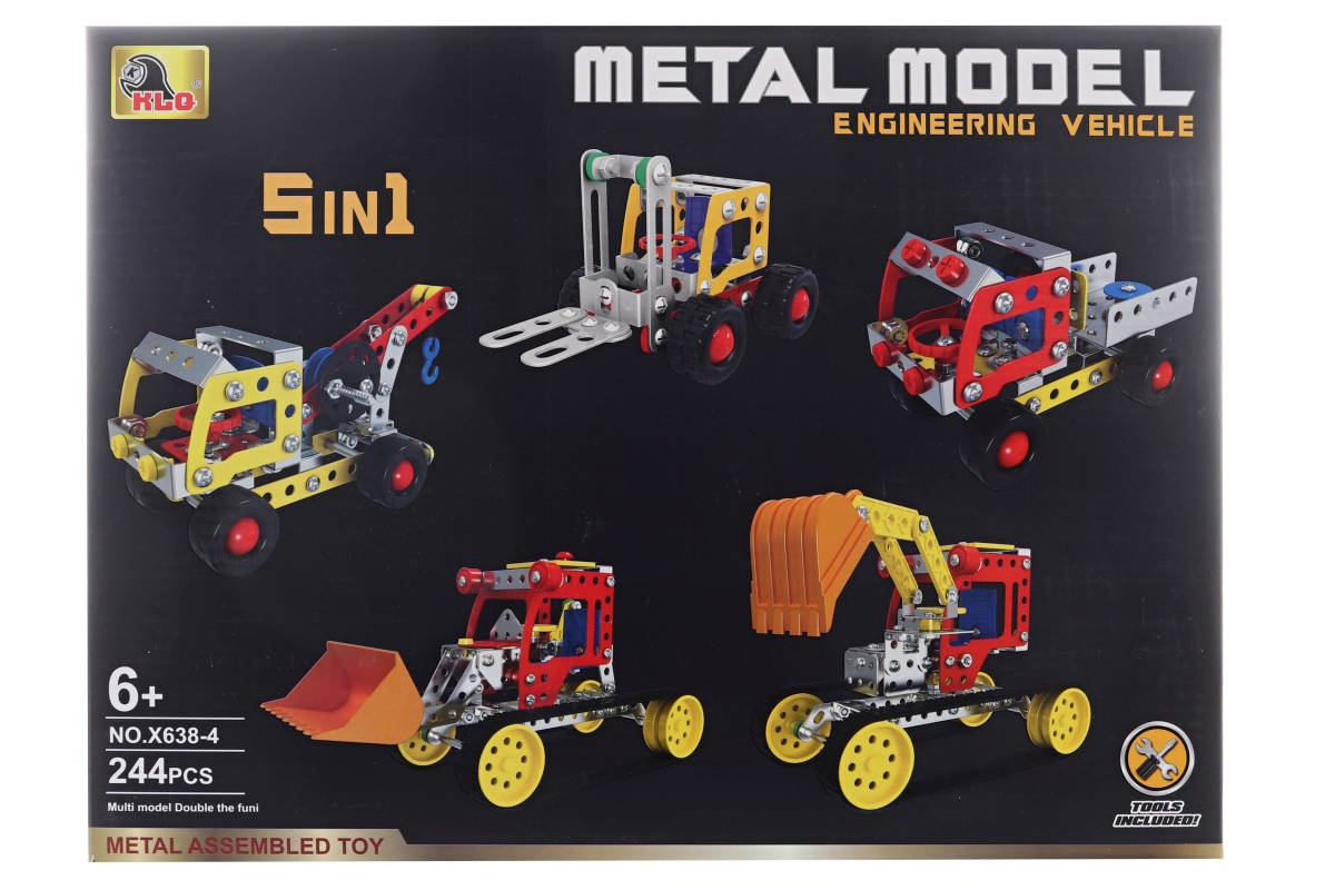 LAMPS Stavebnice šroubovací kov 5v1