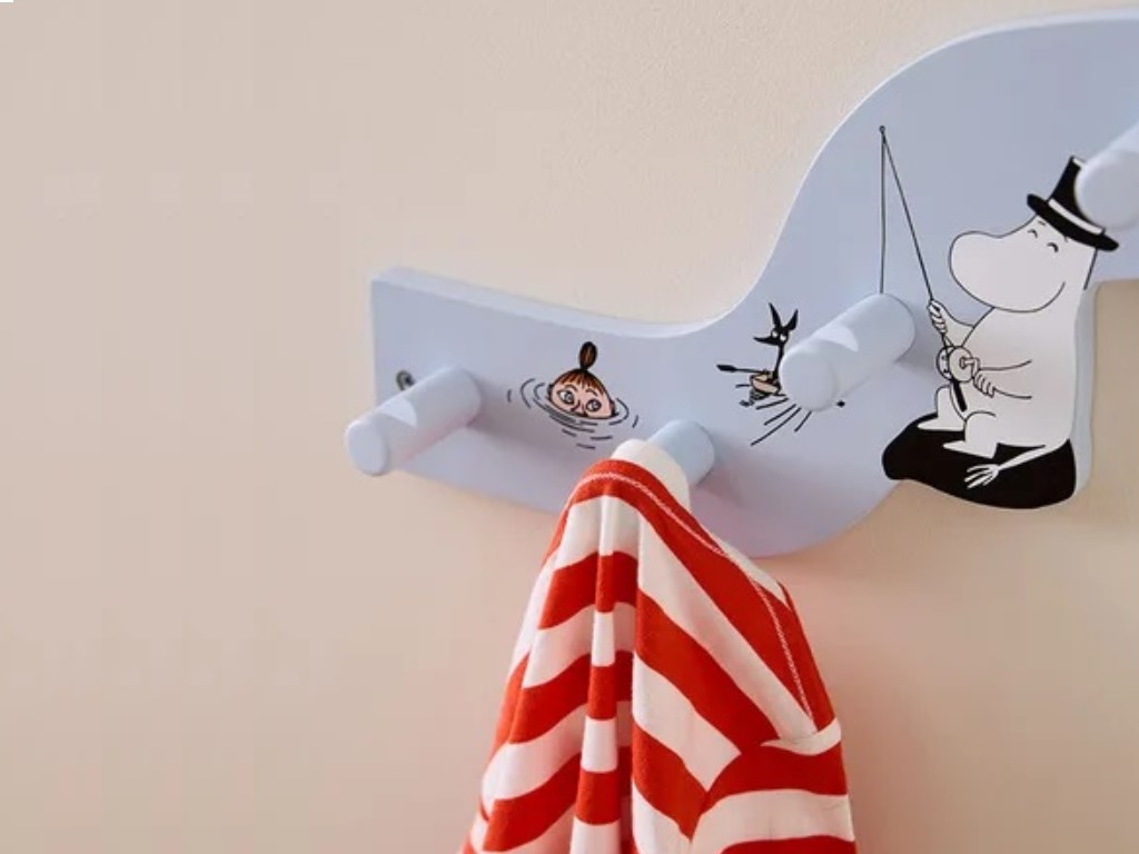 Kids Concept MOOMIN háčky na kabáty