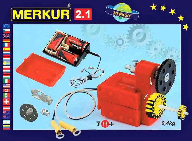 Merkur - stavebnice Merkur 2.1 Elektromotorek