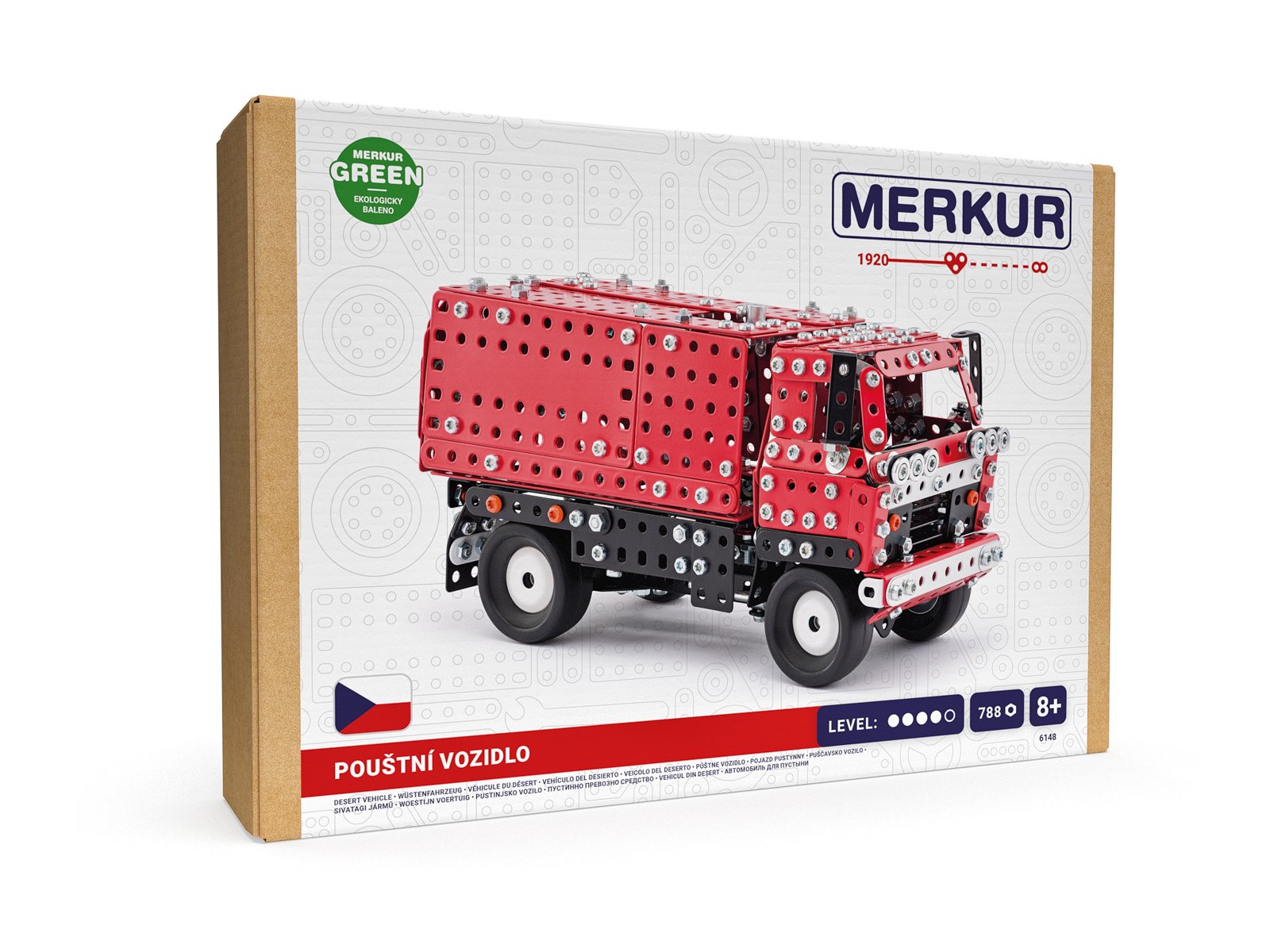 Merkur - stavebnice Merkur - Pouštní vozidlo 4x4
