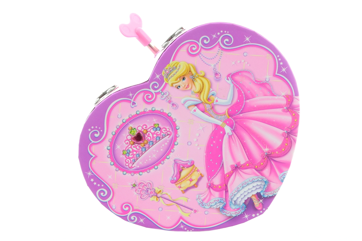 LAMPS Hrací skříňka šperkovnice srdce princezna (obrázek 3)