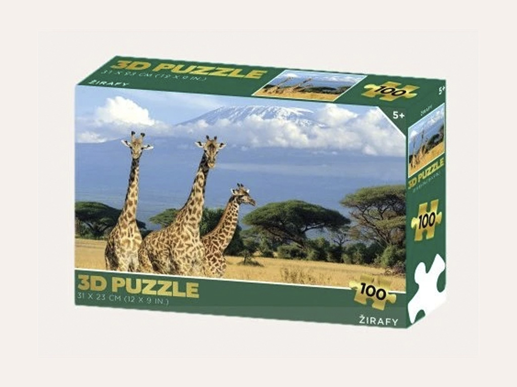 3D PRIME Puzzle 3D - Žirafy