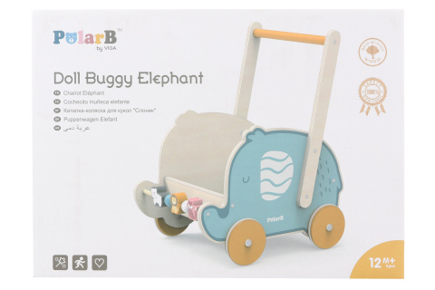 PolarB Dřevěné chodítko – slon