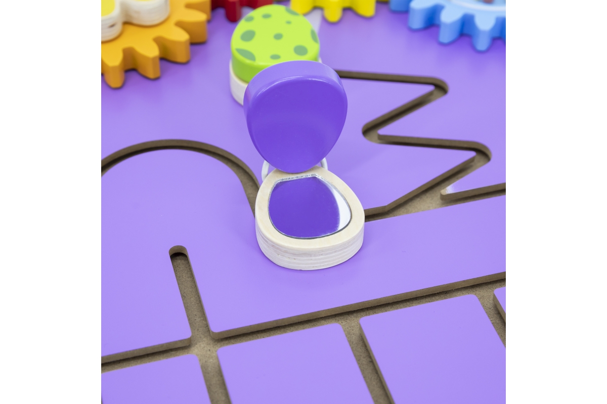 VIGA Dřevěná nástěnná hra dino