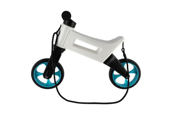 Odrážedlo FUNNY WHEELS Rider SuperSport bílé/tyrkys 2v1