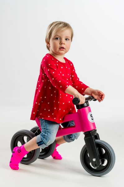 Odrážedlo FUNNY WHEELS Rider Sport růžové 2v1