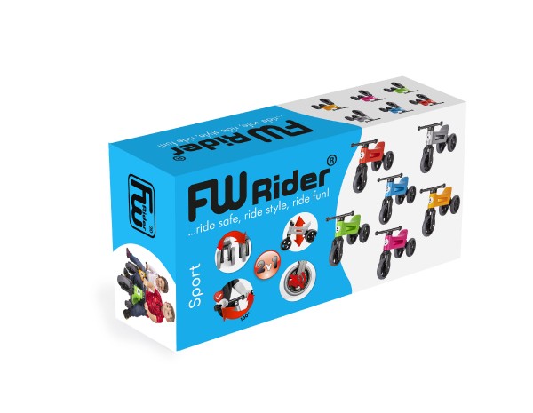 Odrážedlo FUNNY WHEELS Rider Sport růžové 2v1