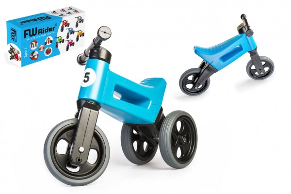Odrážedlo FUNNY WHEELS Rider Sport modré 2v1 (obrázek 4)