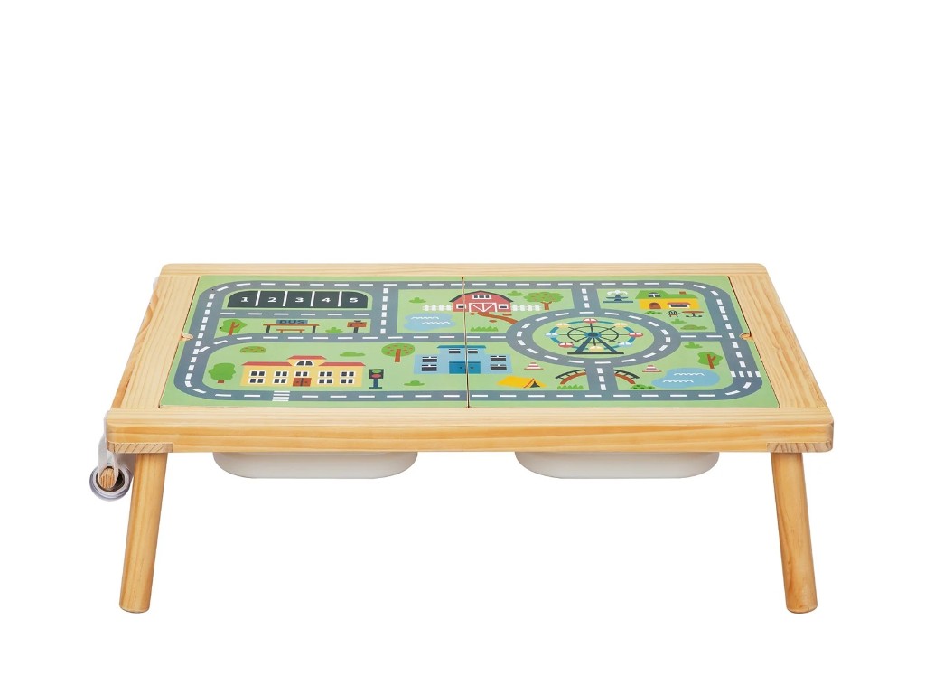 BusyKids Multifunkční rostoucí stolek pro děti se silnicí