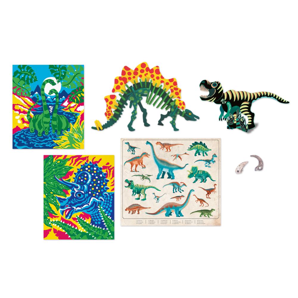 Janod Kreativní sada Maxi XXL Dinosauři