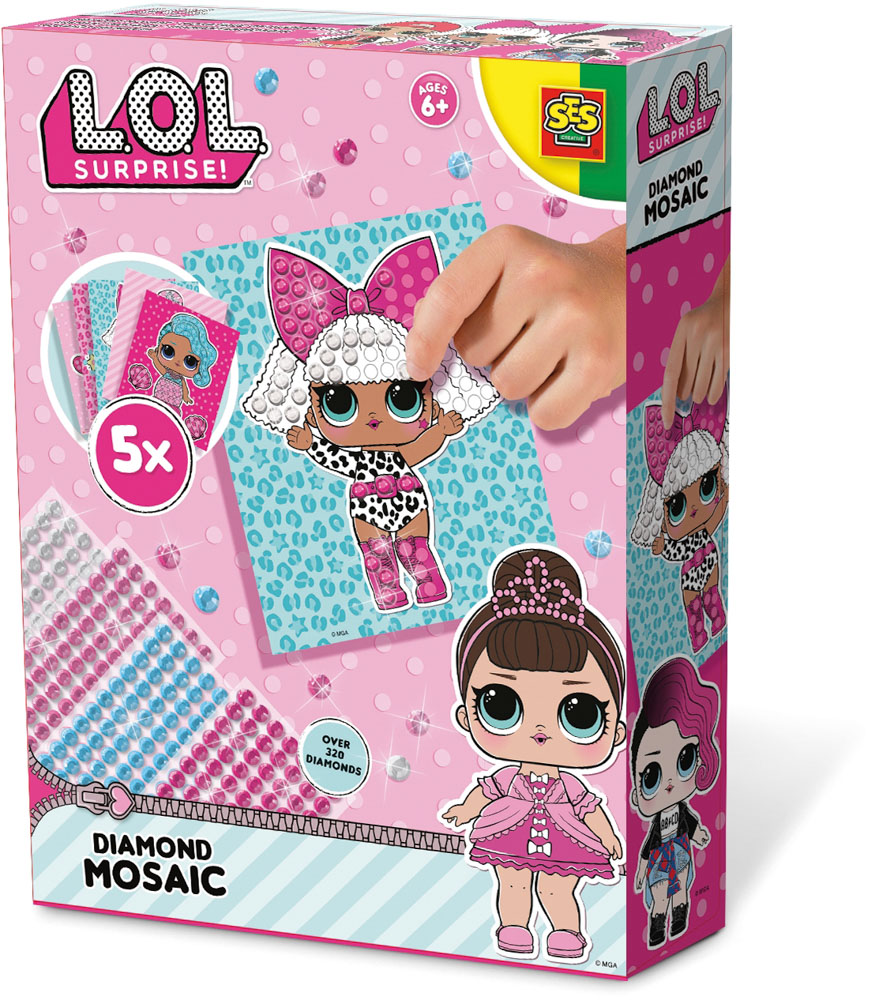 Ses L.O.L. - mozaika s kamínky