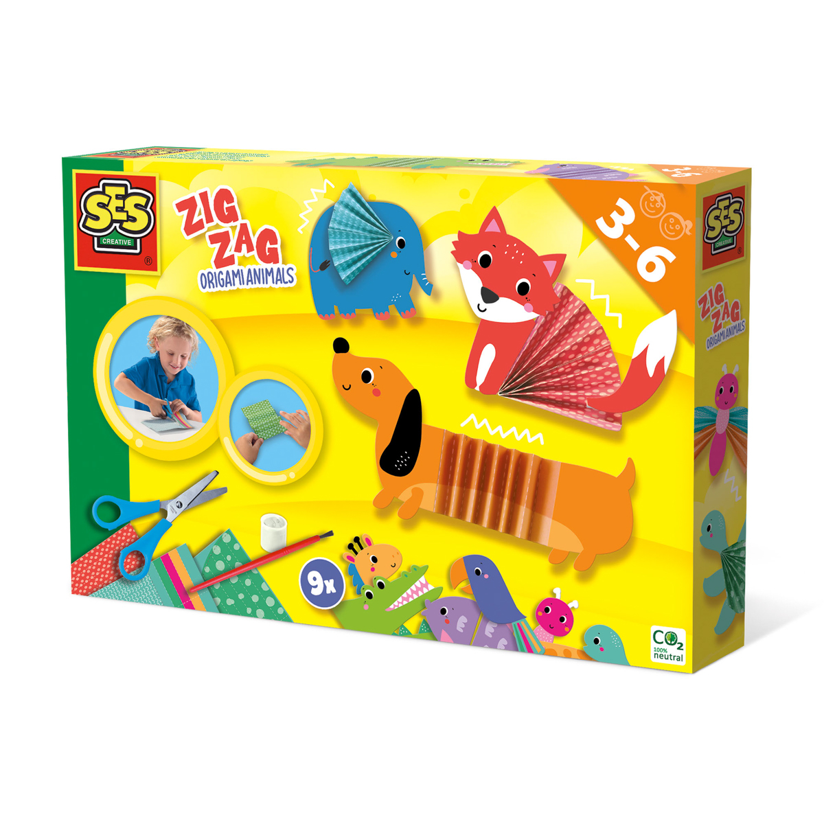 Ses Origami zvířátka Cik-Cak