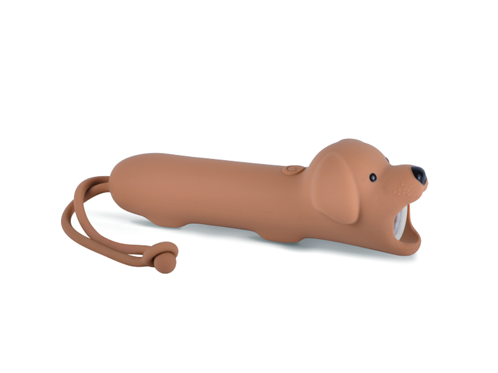 Rabbit & Friends Dětská silikonová svítilna - pes