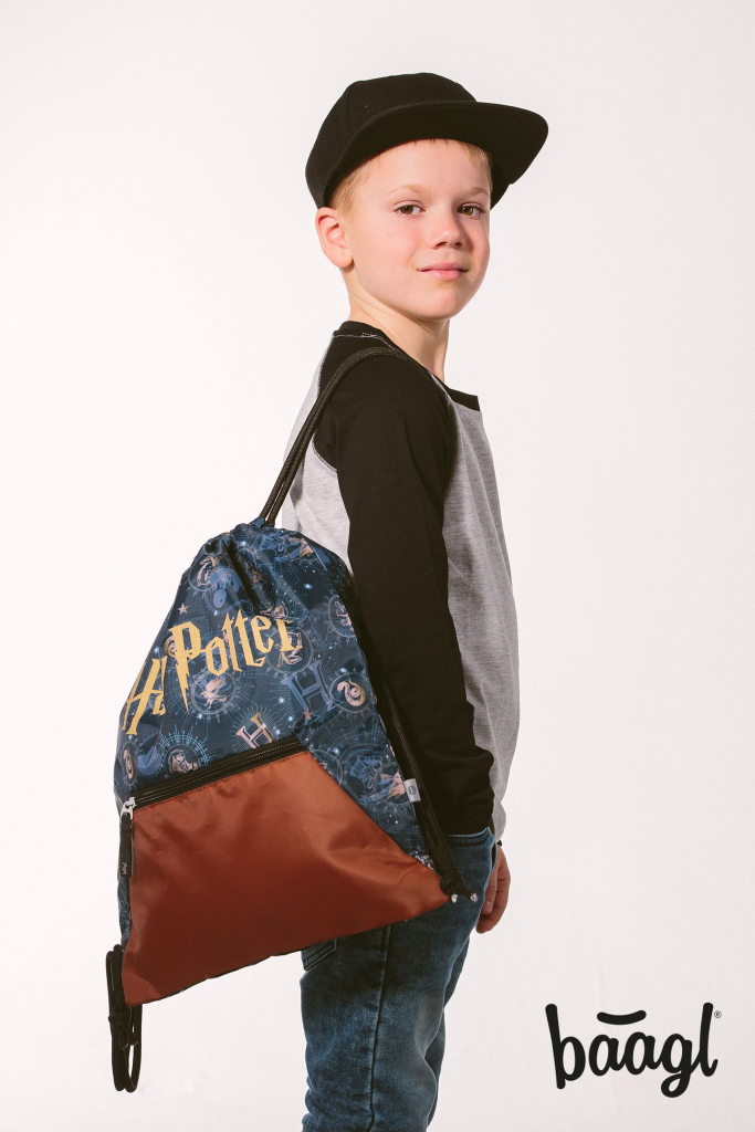 BAAGL Sáček na přezůvky s kapsou Harry Potter Bradavice (obrázek 4)