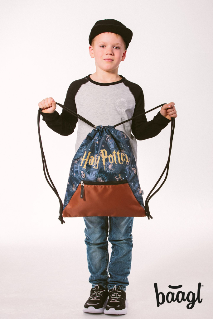 BAAGL Sáček na přezůvky s kapsou Harry Potter Bradavice (obrázek 6)