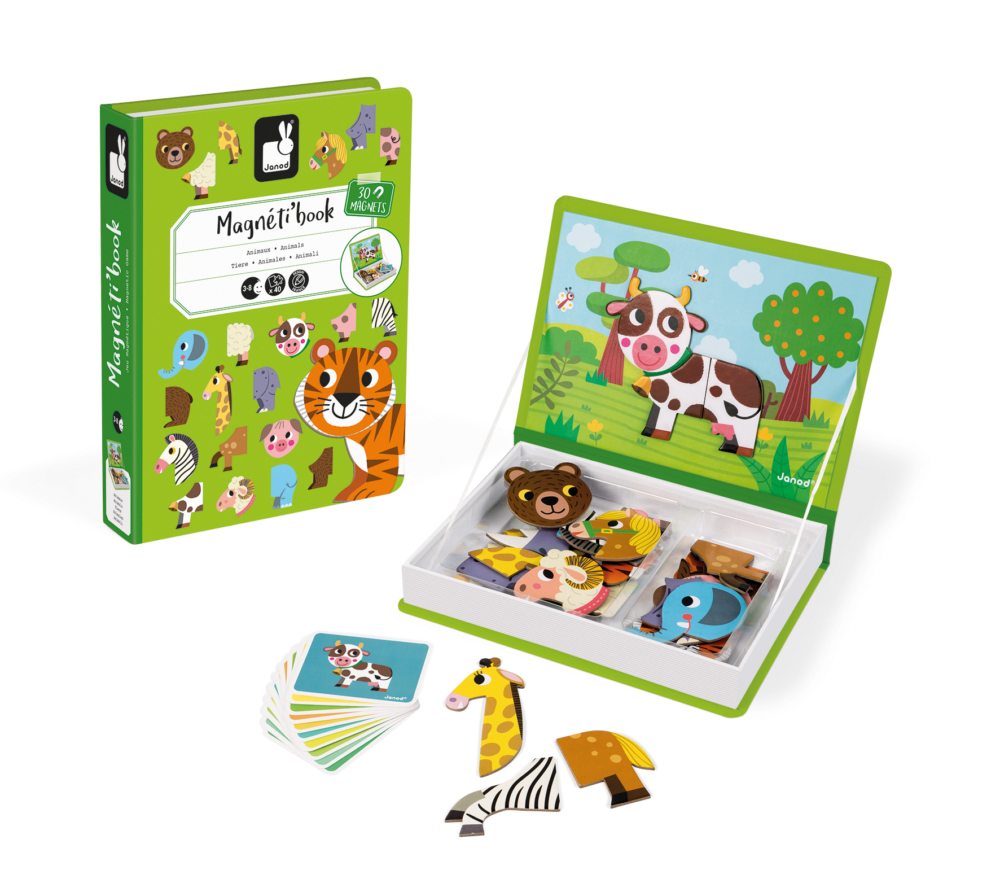 Janod Magnetická kniha – zvířata