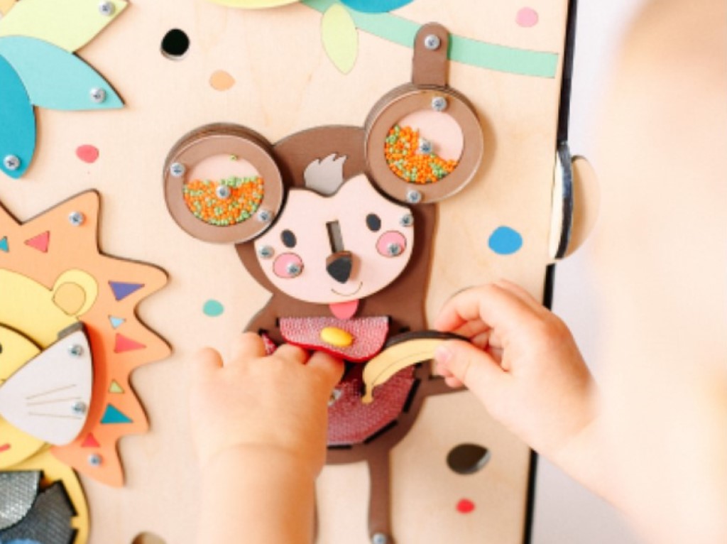 eliNeli Svítící activity board domeček - ZOO - BAZAR (obrázek 10)