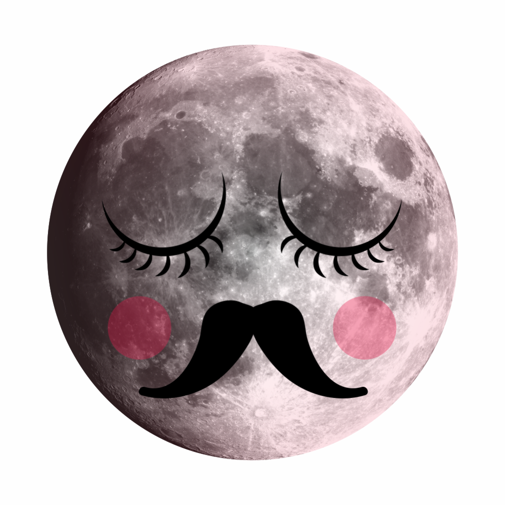 DEKORACJAN Samolepka na zeď – pan měsíc s hvězdami