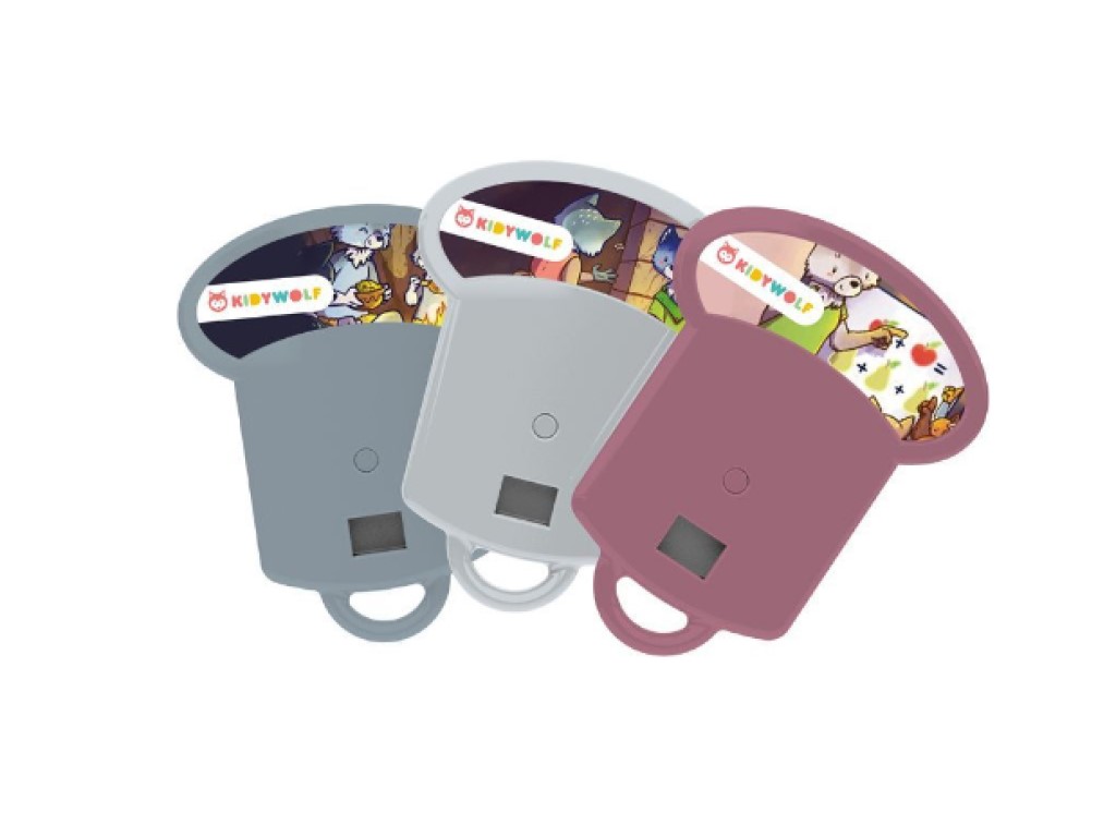 Dětská kapesní promítačka Kidywolf Kidyslide – fialová