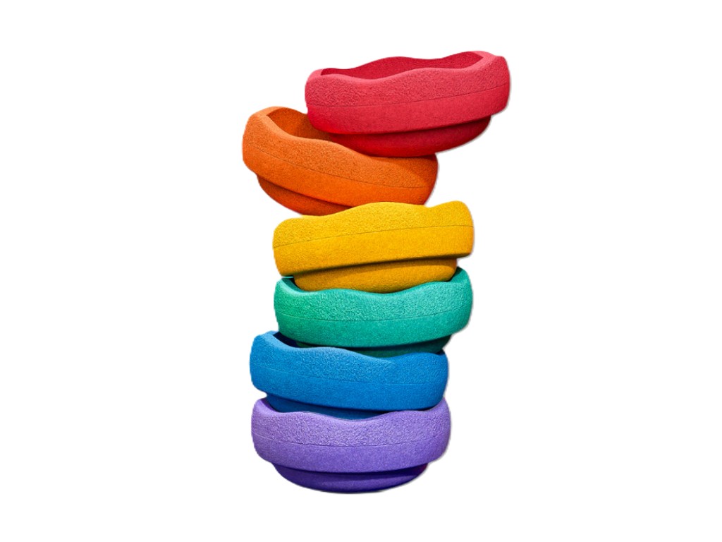 Balanční kameny Stapelstein Mini Rainbow Set classic