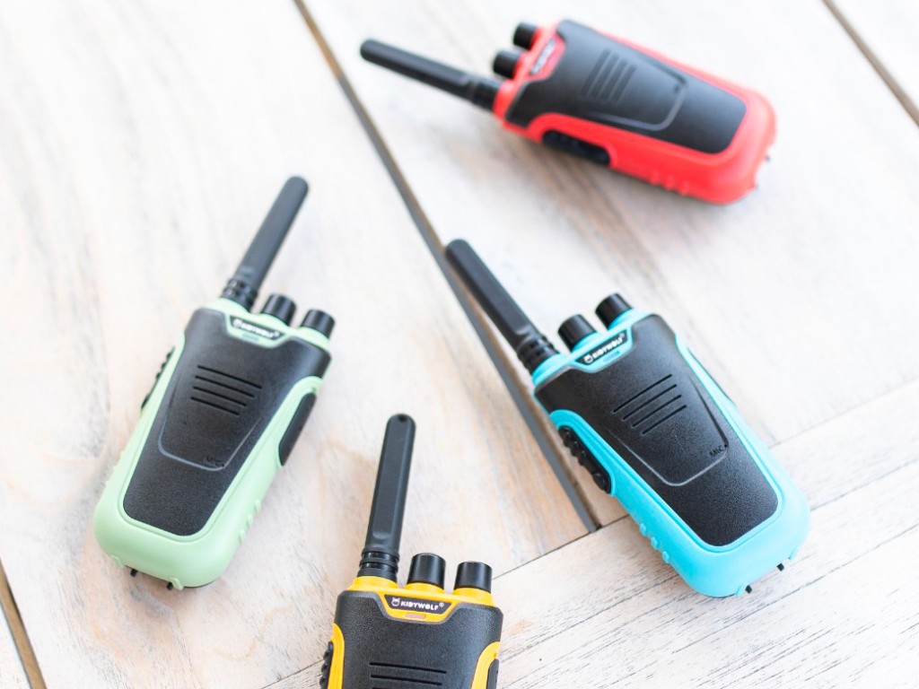 Kidywolf Dětské vysílačky KIDYTALK – modrá/červená