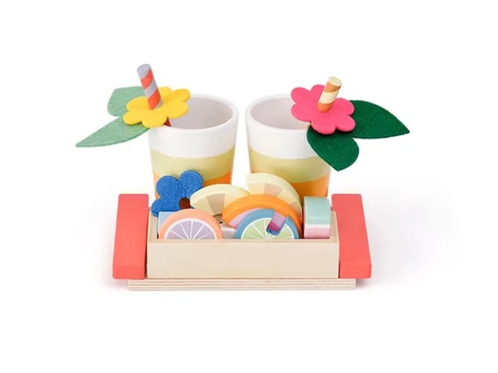 Kid's Concept Dřevěný set pro přípravu drinků