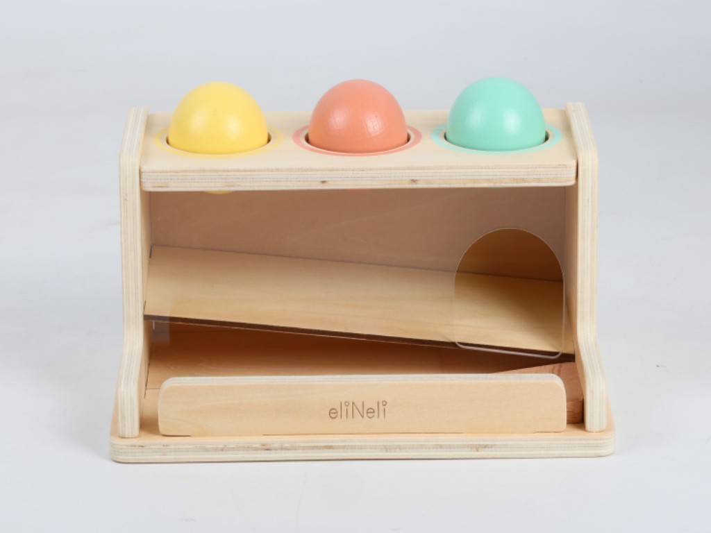 eliNeli Průhledná bedýnka (box) s koulemi