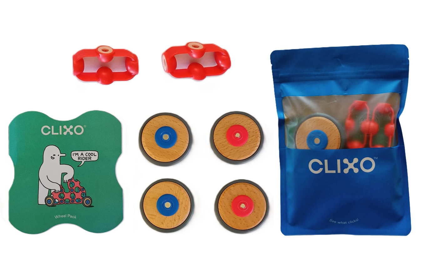 Kola a spojky CLIXO Wheels 6 ks