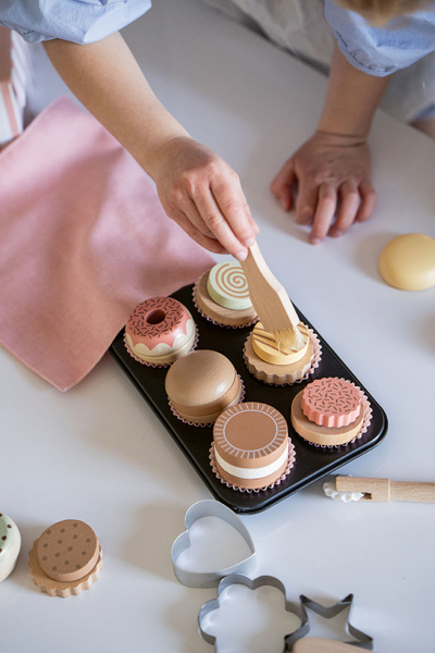 JaBaDaBaDo Dětský set na pečení v kufříku – růžový