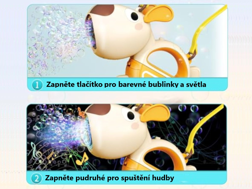 Ulitu Automatický bublifuk – pes