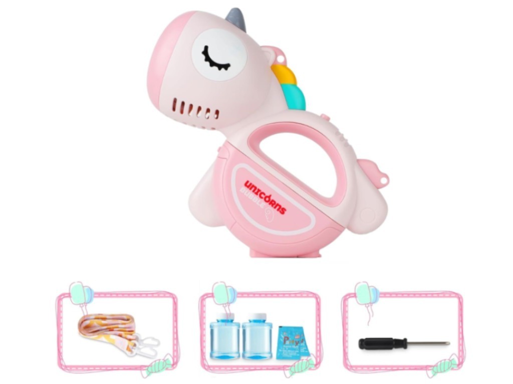 Ulitu Automatický bublifuk – jednorožec