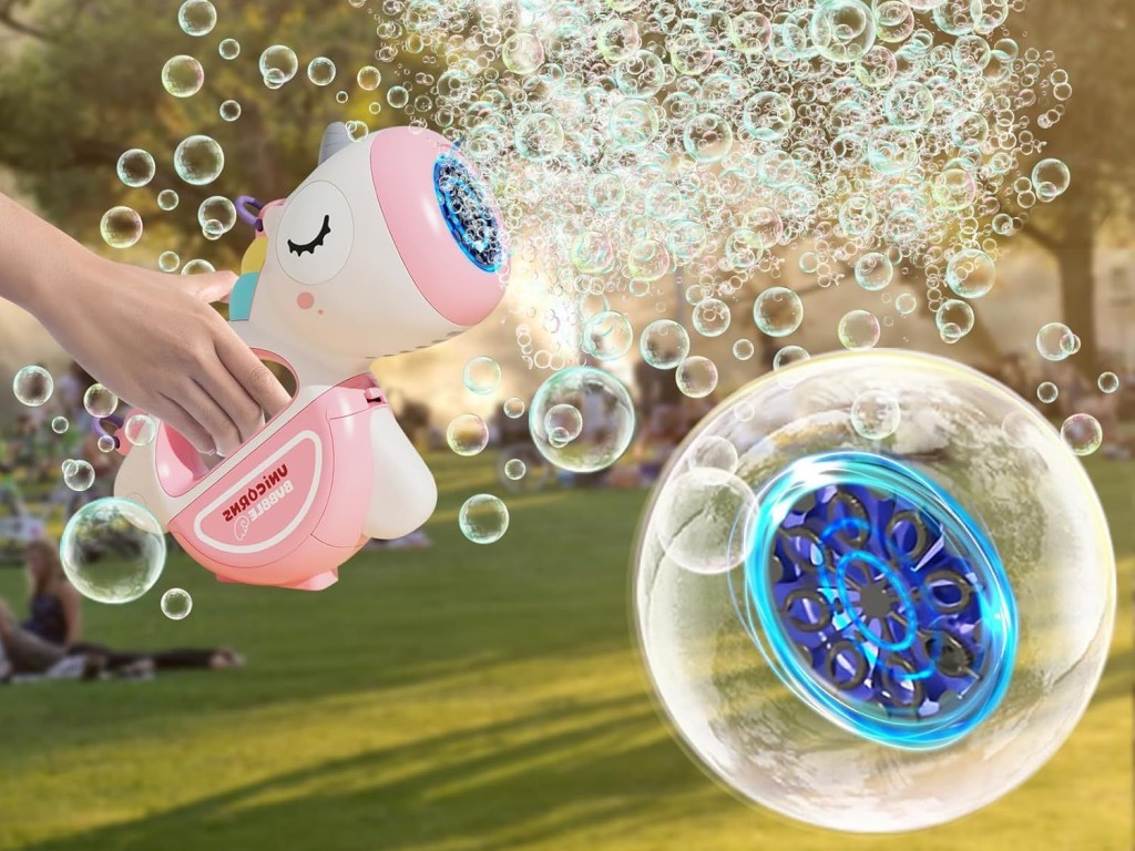 Ulitu Automatický bublifuk – jednorožec