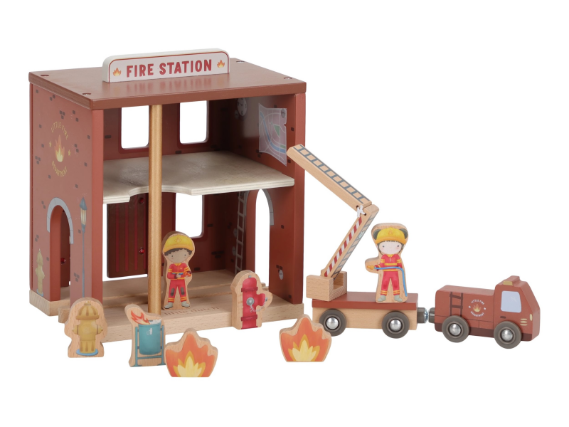 Little Dutch Hasičská stanice dřevěná