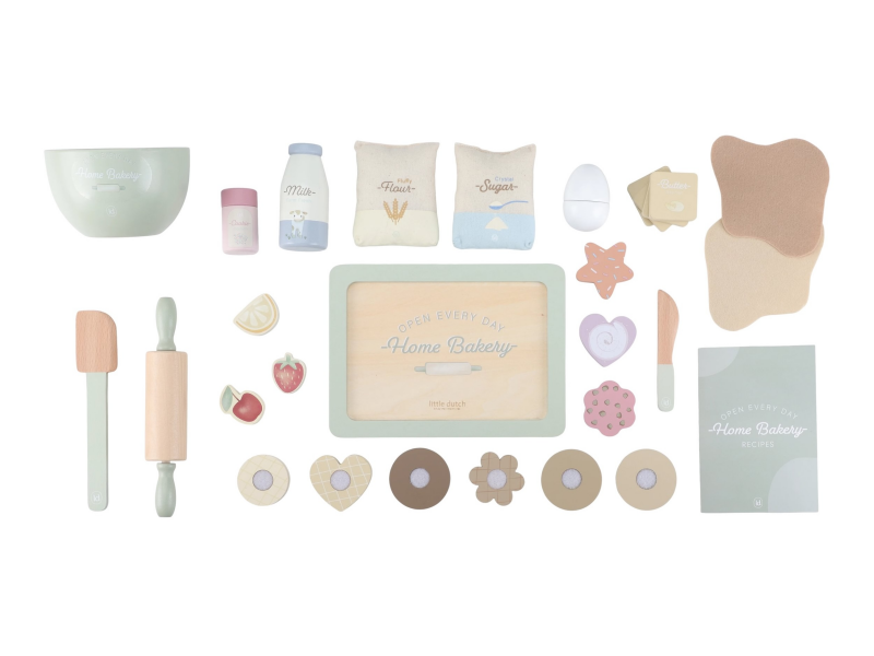 Little Dutch Sada na pečení dřevěná