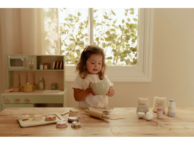 Little Dutch Sada na pečení dřevěná