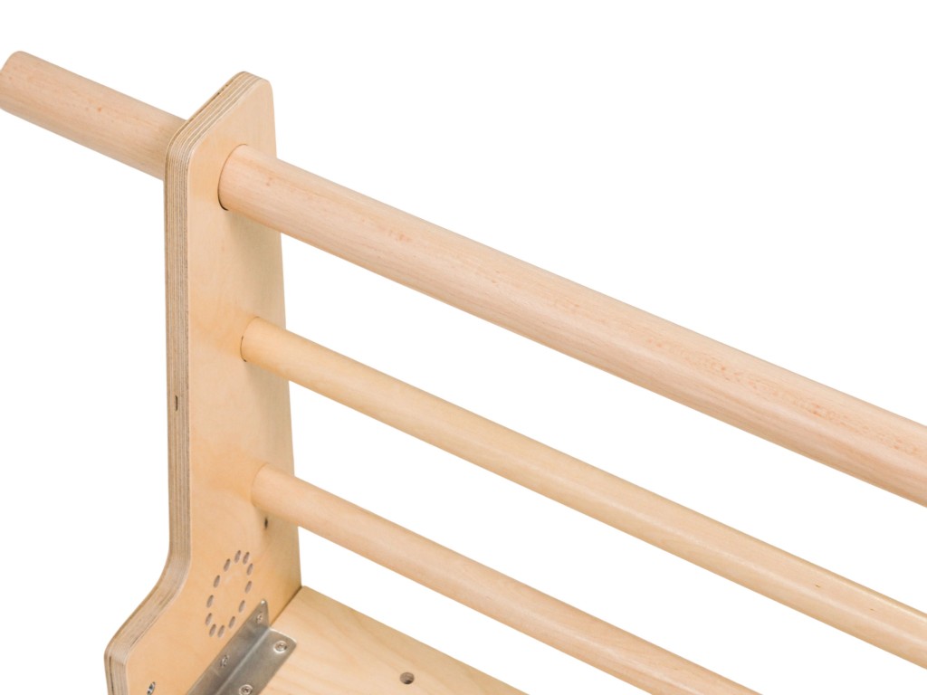 ELIS DESIGN Dětská pohybová sestava Vario/část B – visuté žebřiny s hrazdou na zeď