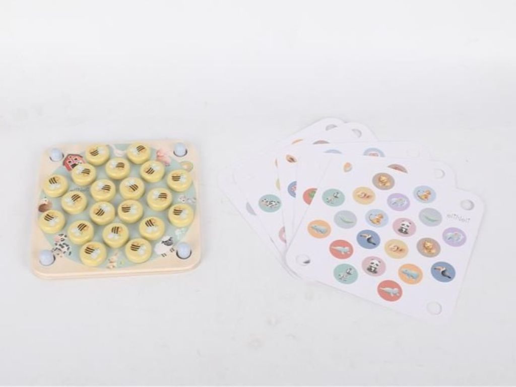 eliNeli Dřevěné pexeso – Včeličky