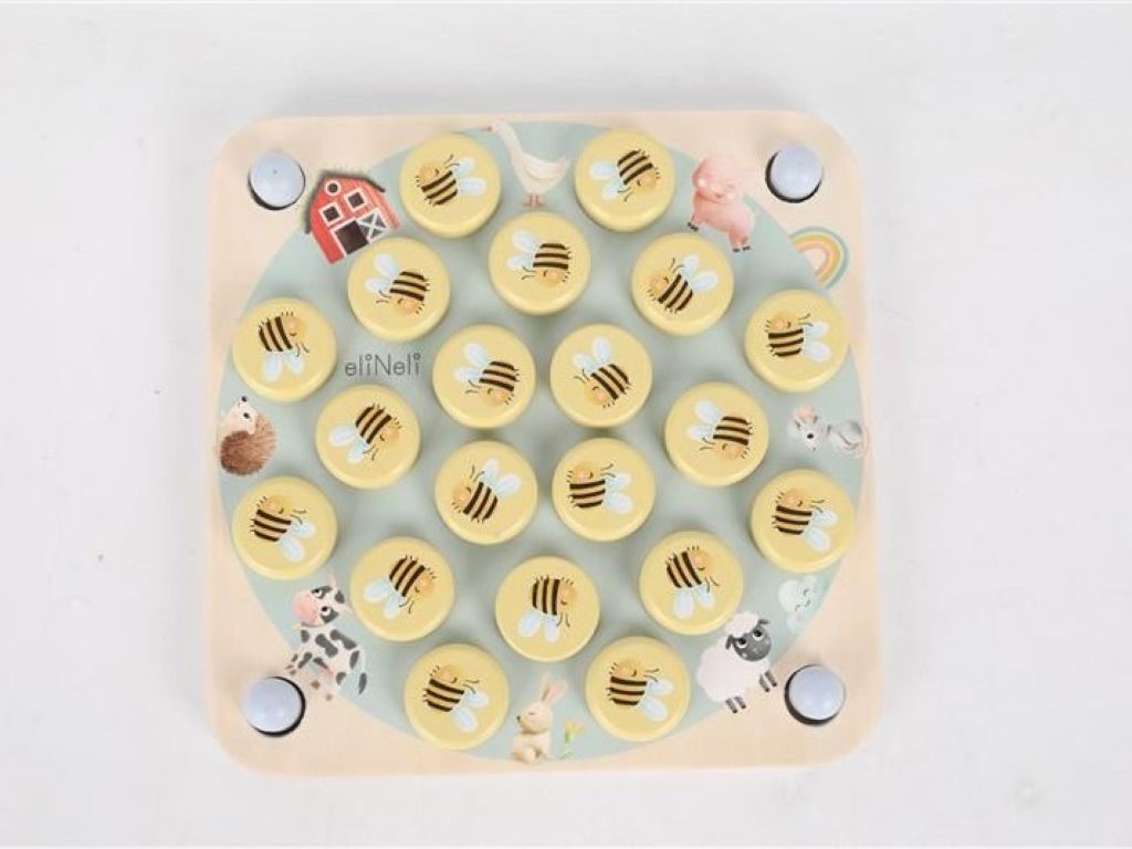 eliNeli Dřevěné pexeso – Včeličky