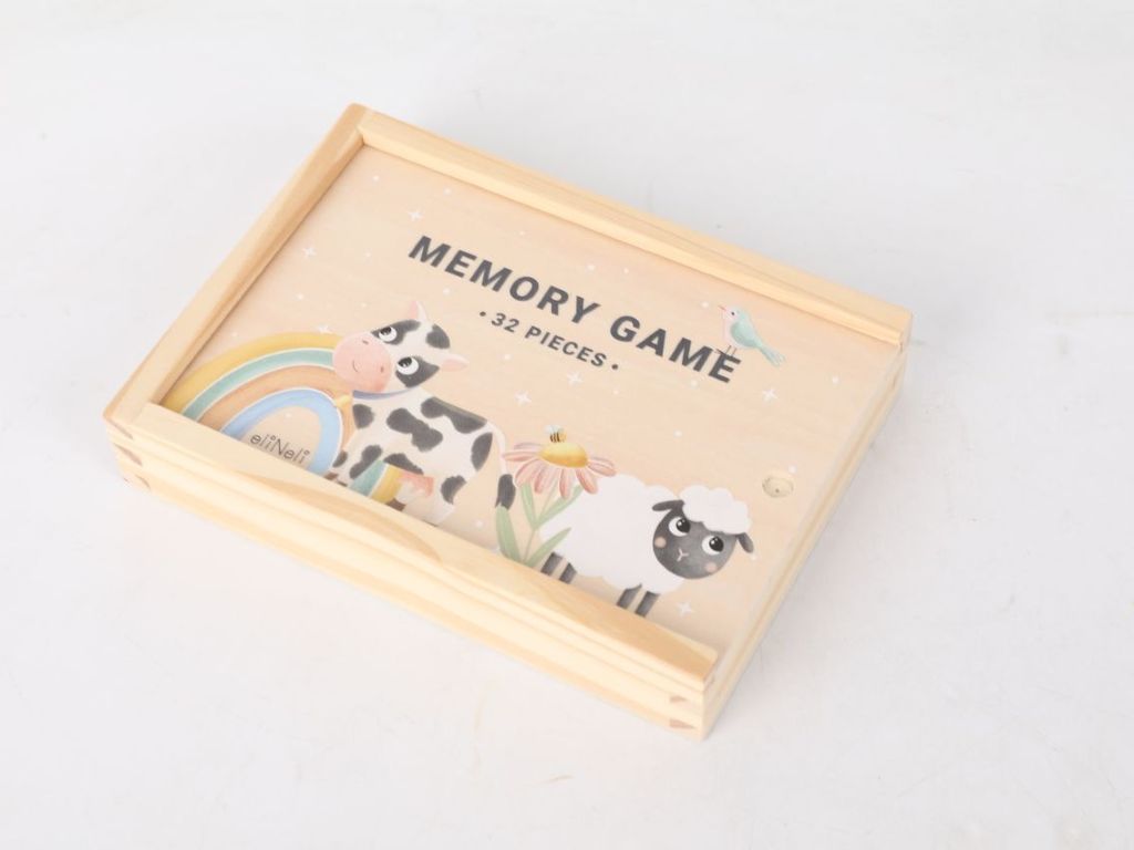 eliNeli Dřevěné pexeso – Zvířátka