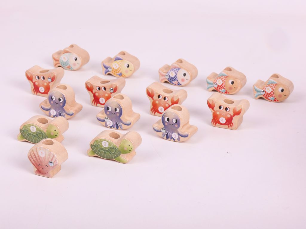 eliNeli Balanční hra Rybičky 4v1