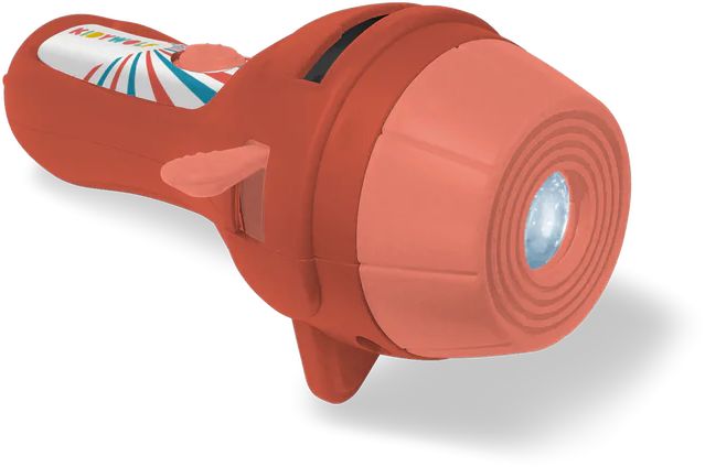 Kidywolf Dětská kapesní promítačka Kidyslide - červená