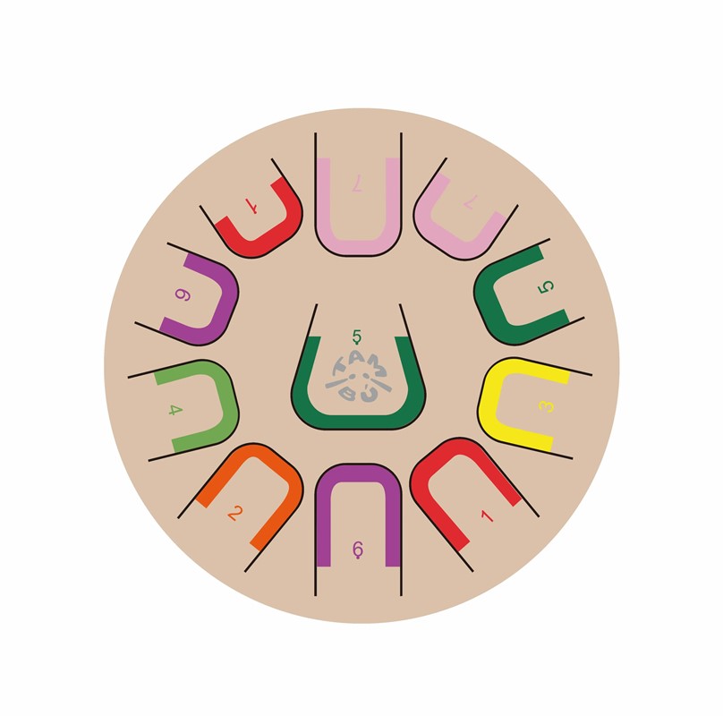 Juegaconmigo Tambú velké – krémové