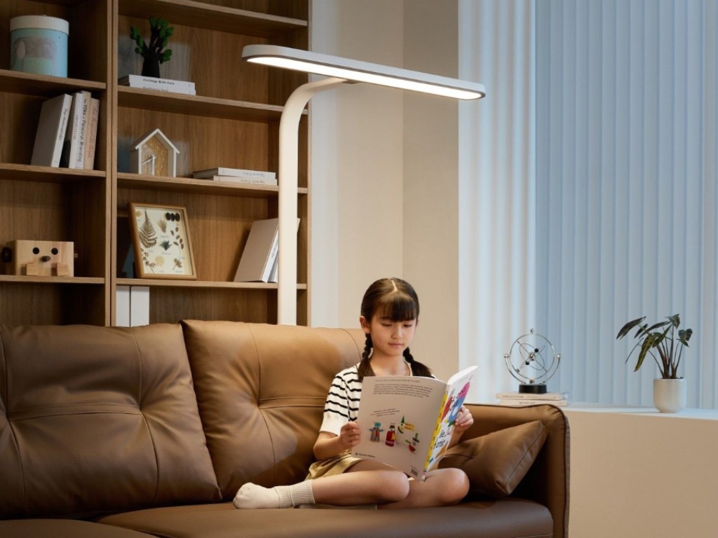 eliNeli Stojací lampa LED bílá – BAZAR