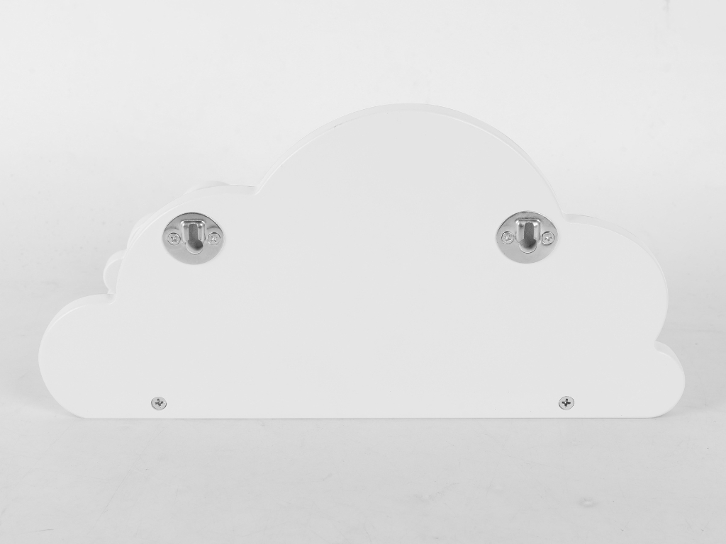 eliNeli Dětská polička mráček - bílá (obrázek 4)