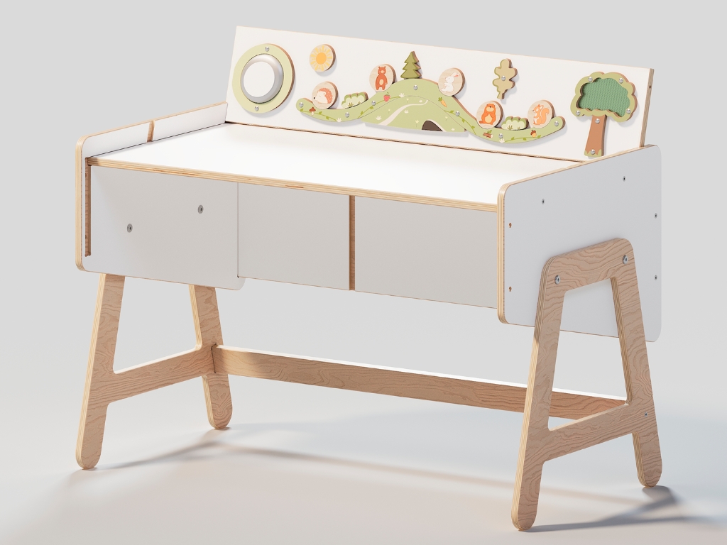 BusyKids Police na hračky/stůl LILU