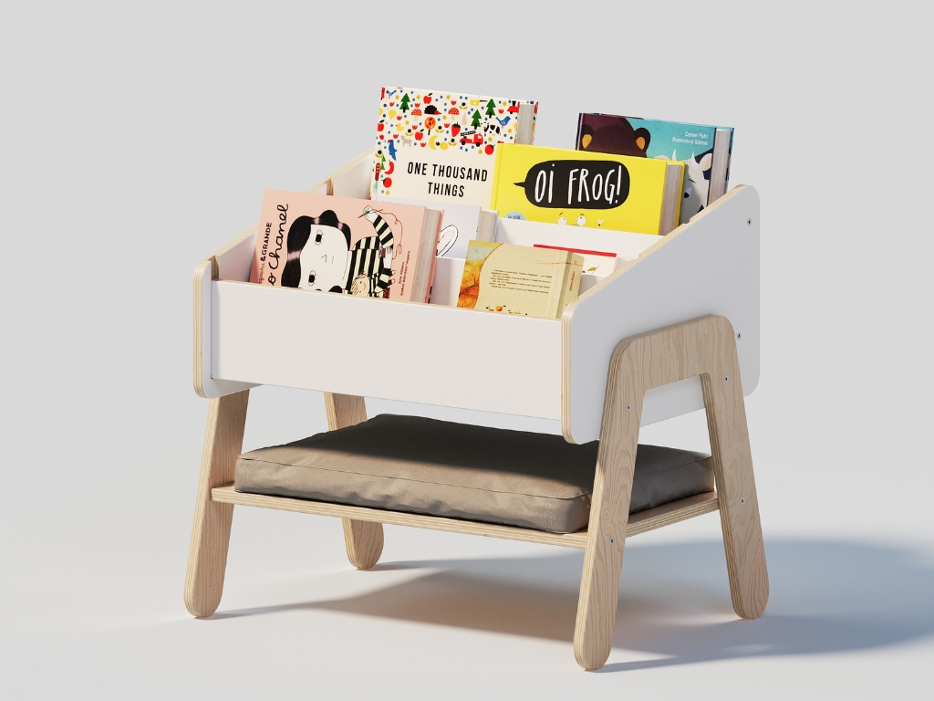 BusyKids Police na knihy/židle LILU