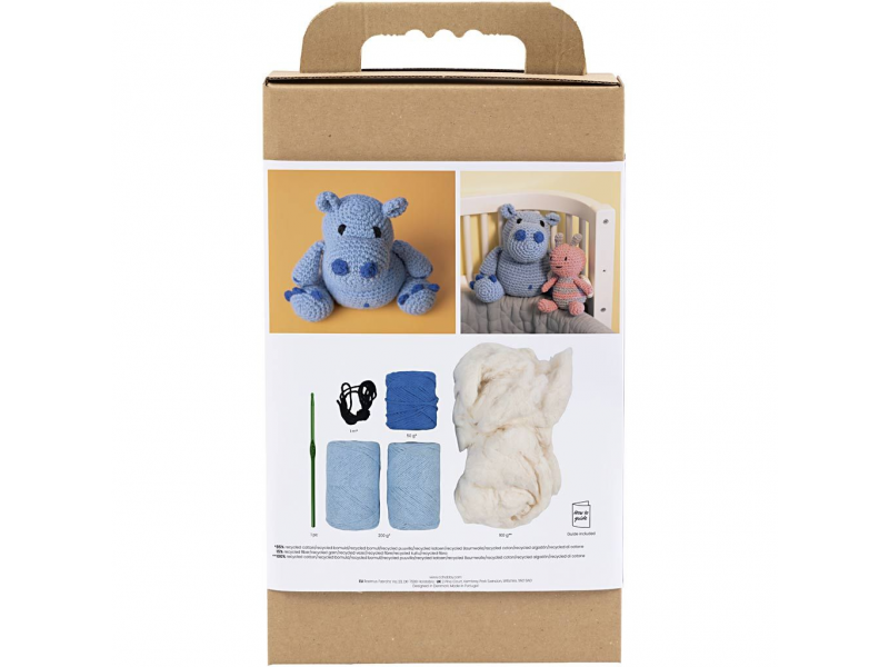 Creativ Company Sada na háčkování Amigurumi – hroch