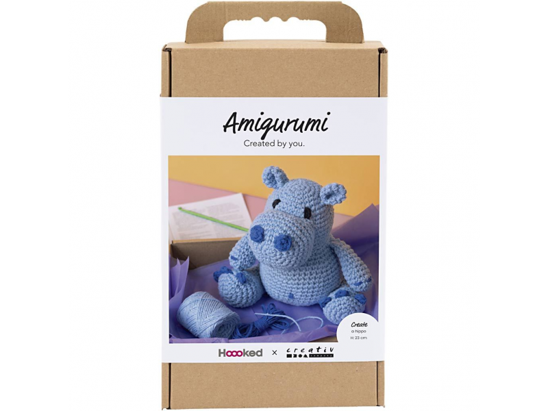 Creativ Company Sada na háčkování Amigurumi - hroch