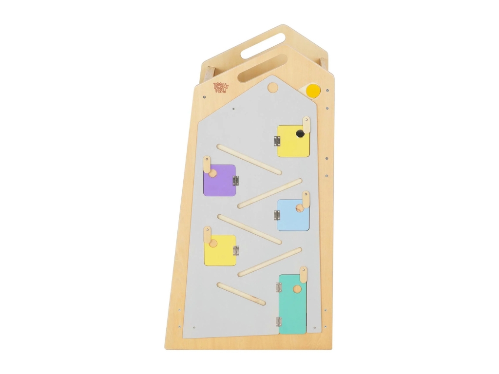 BusyKids Učicí věž Play 5v1 – 89 cm s tabulí