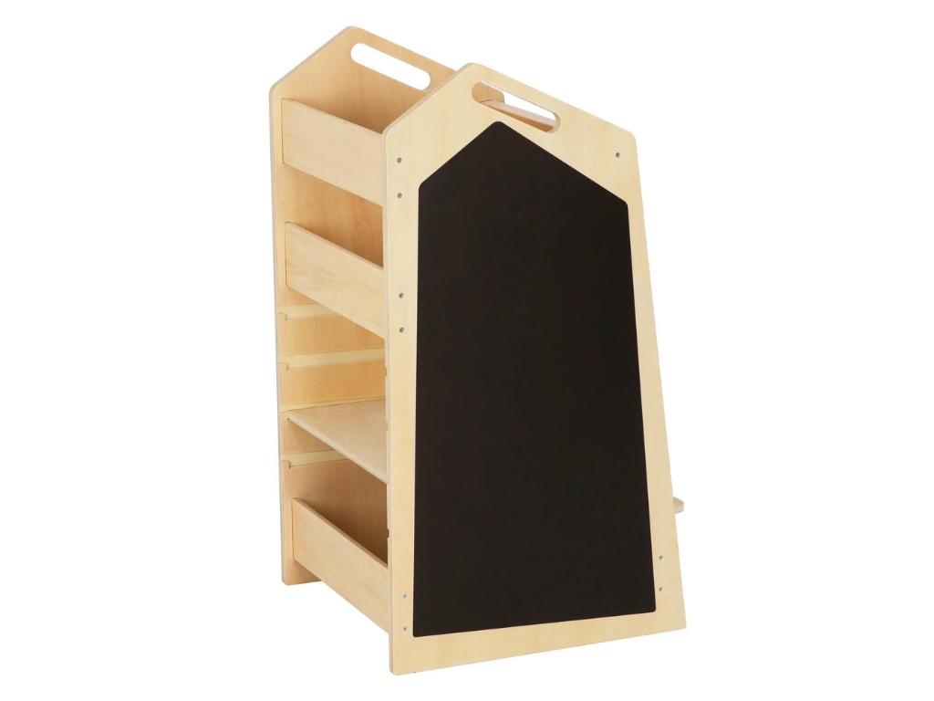 BusyKids Učicí věž Play 5v1 – 89 cm s tabulí